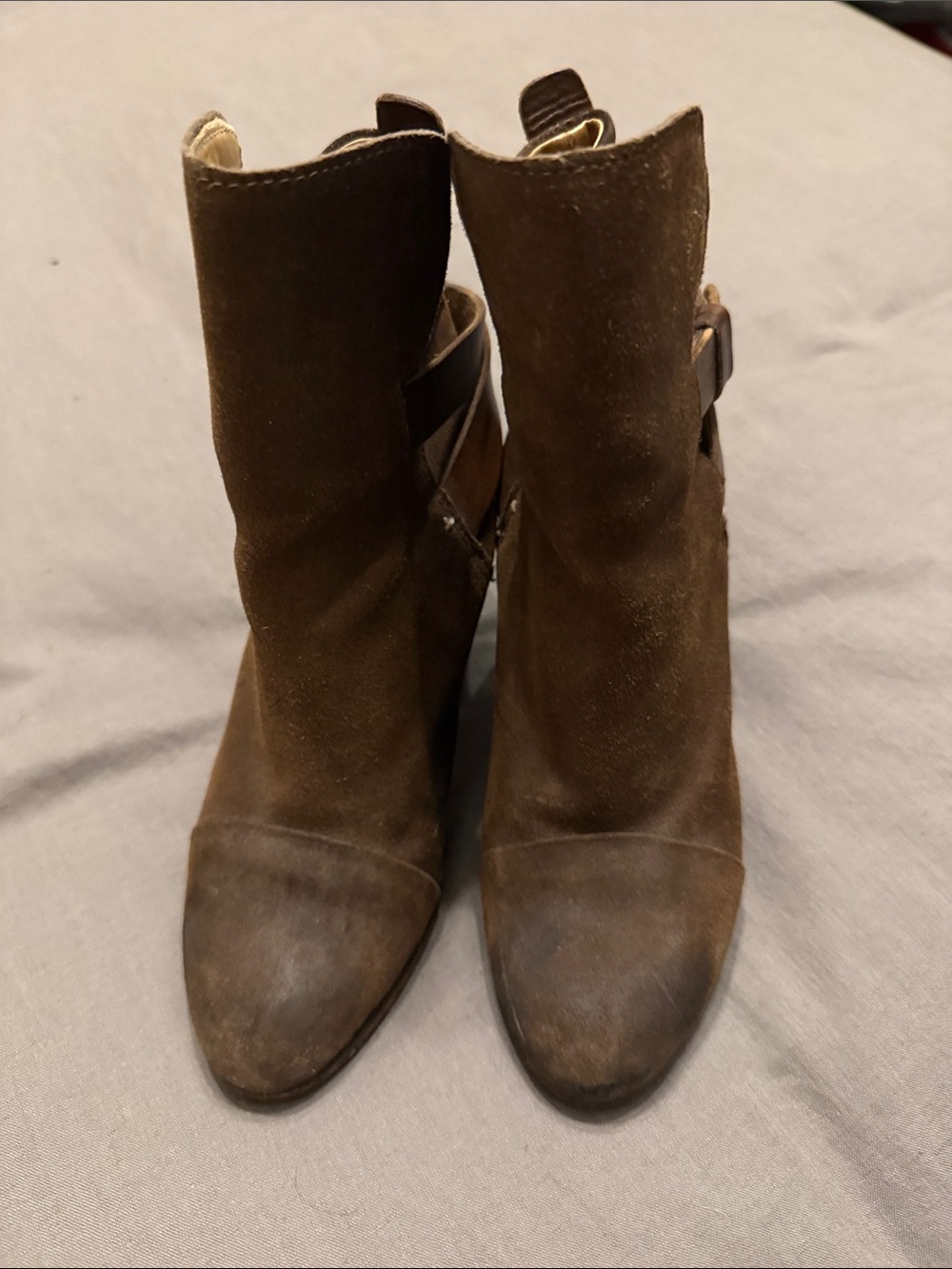 rag & bone Brown Suede Ankle Boots